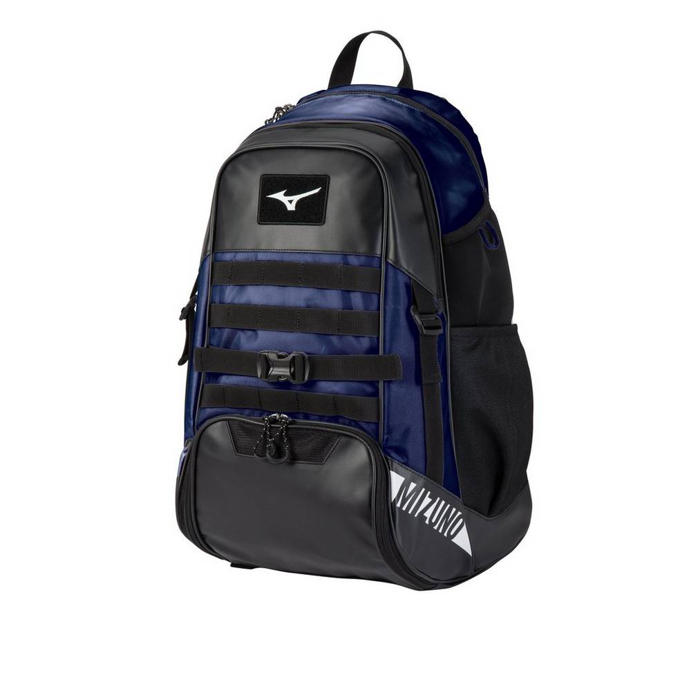 Damske Batoh Mizuno MVP X Baseball Čierne/Námornícka Modrá Vypredaj PCLK31048
